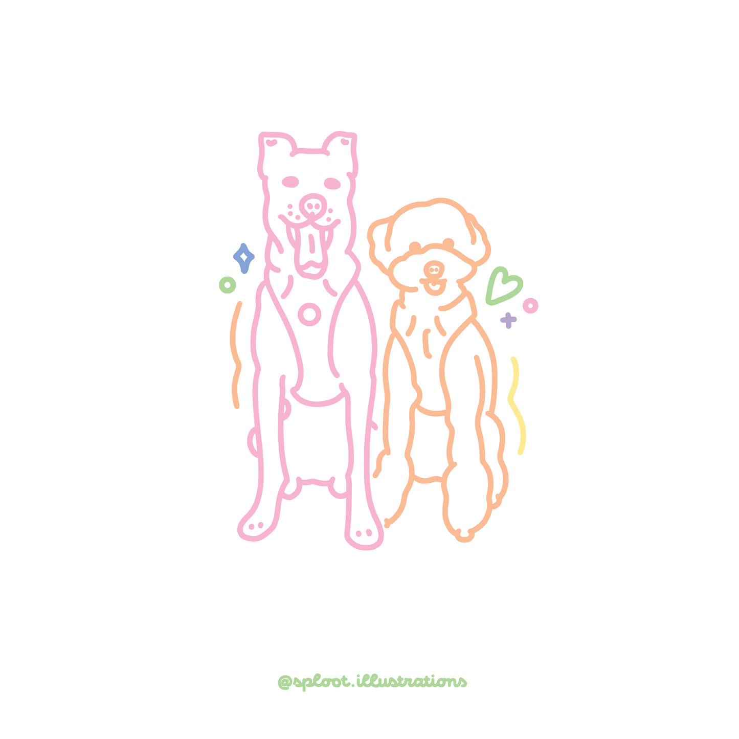 電子畫 - Sploot 顏色簡約畫