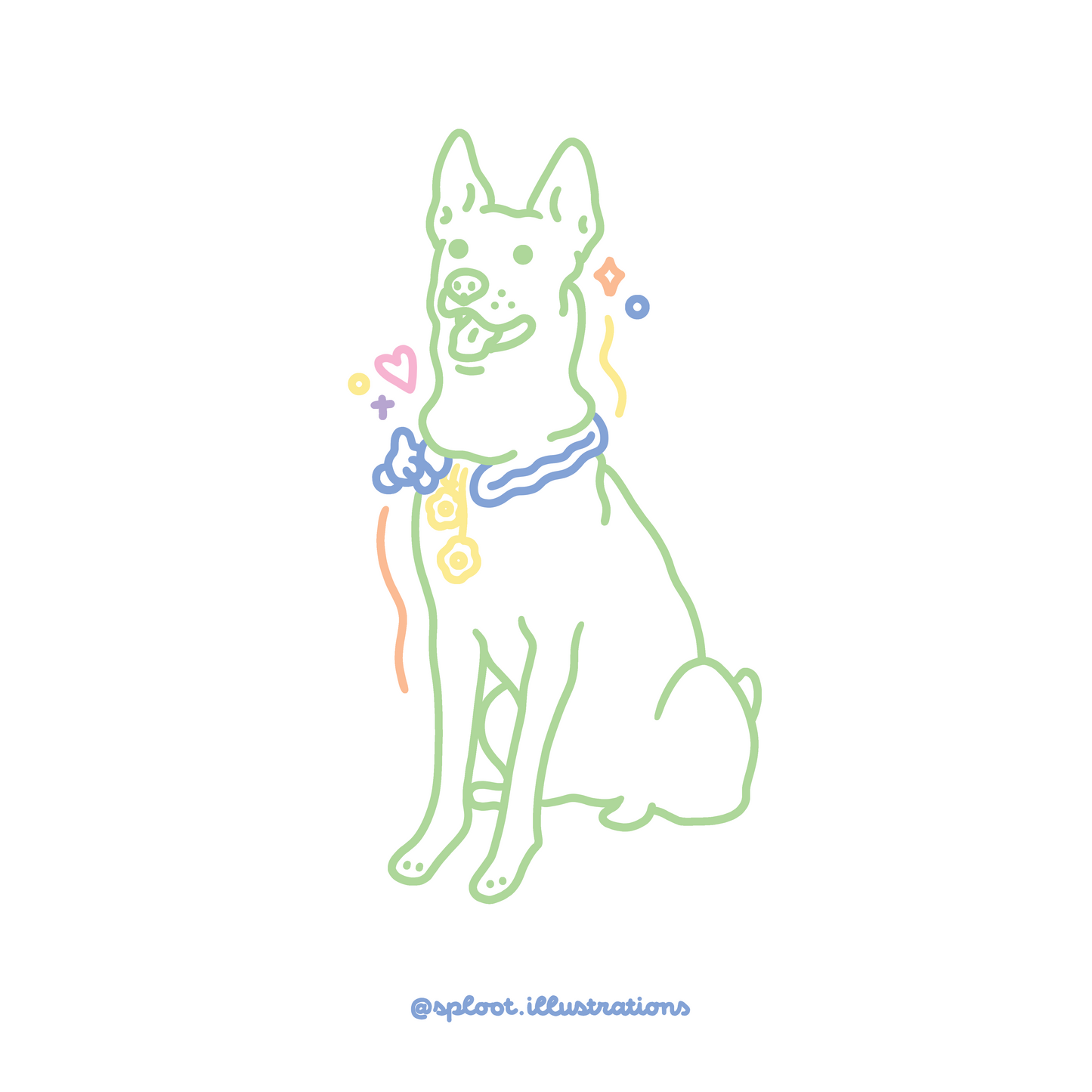電子畫 - Sploot 顏色簡約畫